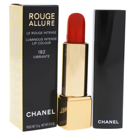 chanel rouge allure vibrante 182 on lips|Chanel Rouge Allure lipstick review.